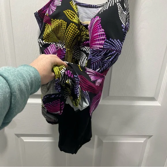 NWT Penbrooke Tankini Swimsuit Modest Size 24W Tropical - Picture 7 of 8